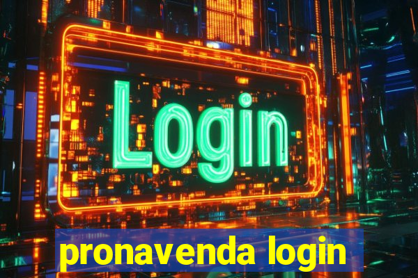 pronavenda login